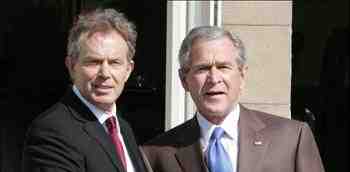 George W Bush and Tony Blair George W Bush and Tony Blair
